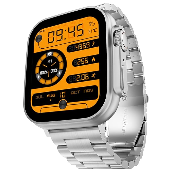 T800 Ultra Smart Watch 1.99" Series 8 HD Display - Campatible for Apple & Android -Bluetooth Call, Fitness Tracker, Voice Assistance