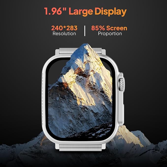 T800 Ultra Smart Watch 1.99" Series 8 HD Display - Campatible for Apple & Android -Bluetooth Call, Fitness Tracker, Voice Assistance