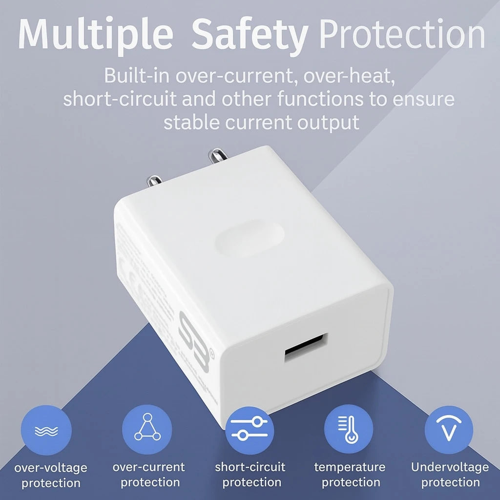 SB 33W VOOC compatible 4A Mobile Charger with Detachable Cable