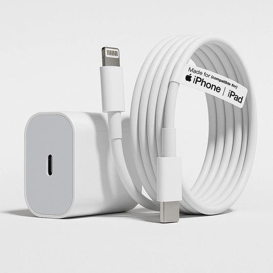 SB 20W USB-C Fast Charger for iPhone, Power Delivery Wall Adapter, Type-C PD Charging Adapter Compatible with iPhone 14, 13, 12, 11, XR, iPad & AirPods