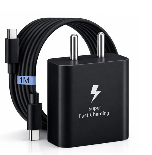 SB 45W Fast Charger Type C to C Cable, PD 3.0 Super Fast Charging 2.0 Compatible for Samsung Galaxy S24 Ultra S23 S22 Plus A Series, USB C Wall Charger Adapter with Cable