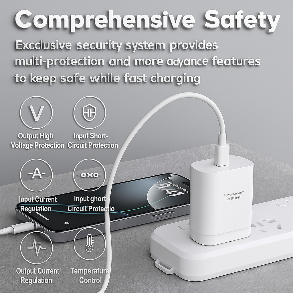 25W PD Charger | Super Fast Type-C Adapter (Only Adaptor)