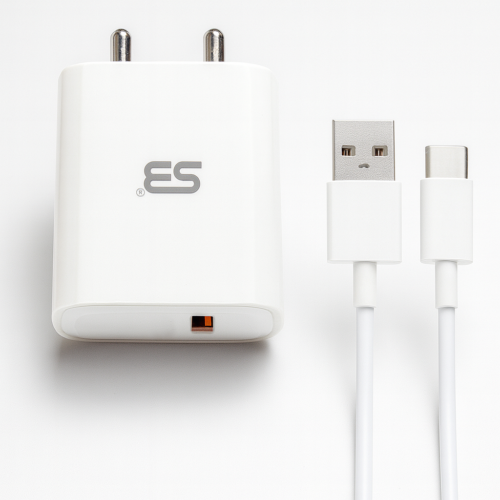 18W Fast Charger | USB-A to Type-C Adapter