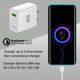 SB 18W 3 A Mobile Charger with Detachable Cable