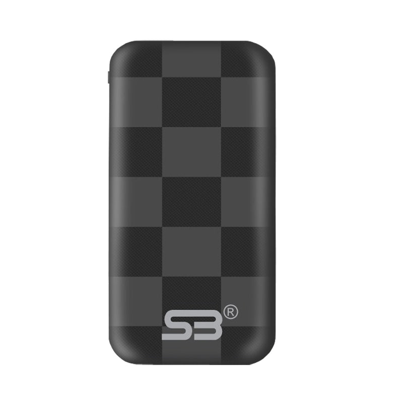 SB 10000 mAh 22.5 W Slim Pocket Size Power Bank  (Black)