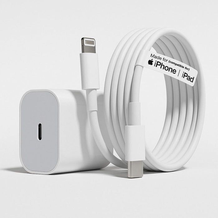 SB 20W USB-C Fast Charger for iPhone, Power Delivery Wall Adapter, Type-C PD Charging Adapter Compatible with iPhone 14, 13, 12, 11, XR, iPad & AirPods