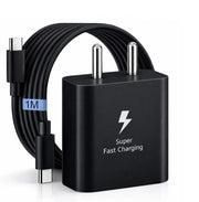 SB 45W Fast Charger Type C to C Cable, PD 3.0 Super Fast Charging 2.0 Compatible for Samsung Galaxy S24 Ultra S23 S22 Plus A Series, USB C Wall Charger Adapter with Cable